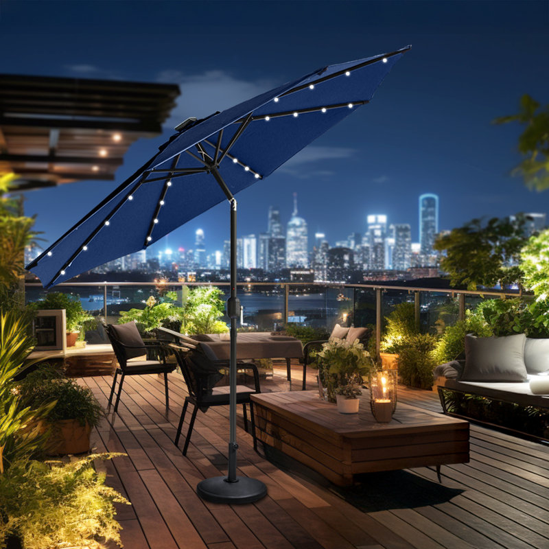 270cm Market Parasol, Blue