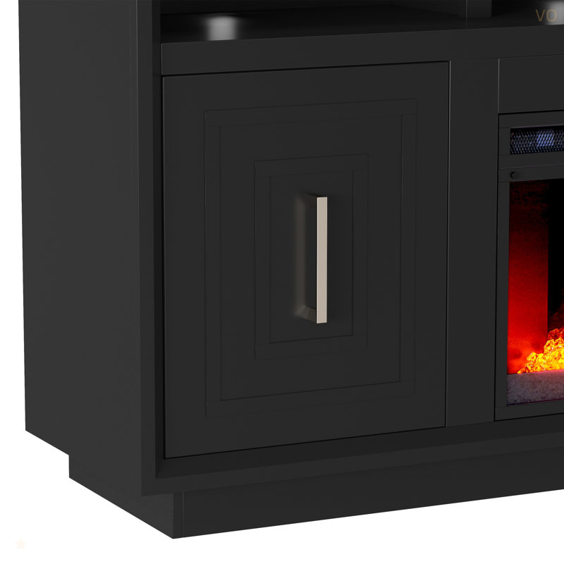 Meuble télé avec téléviseur Bridgevine Home Sunset, H 33 po x L 83 po x l 17 po