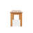 66" W Solid Eucalyptus Wood Outdoor Backless Bench