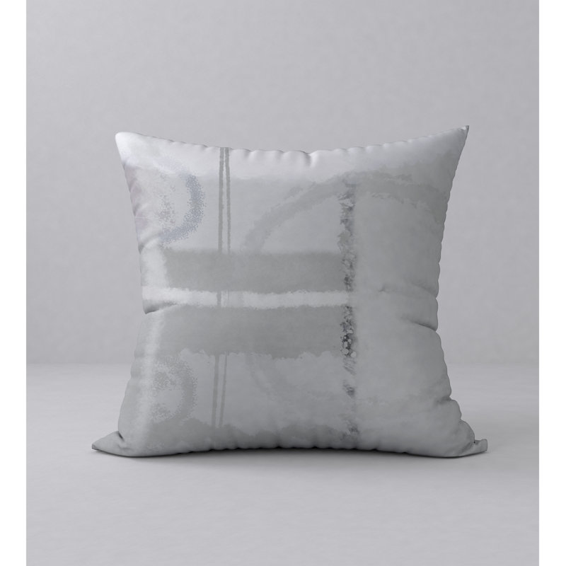 Abstract Reversible Throw Pillow, 24" x 24"