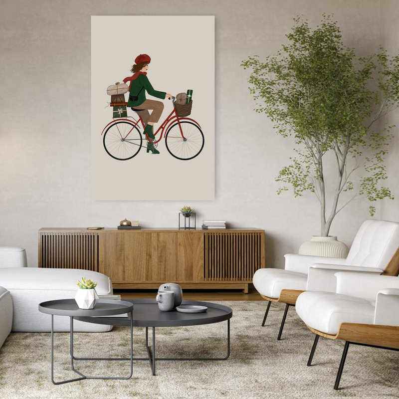 Art mural contemporain des Fêtes, H 48 po x l 32 po