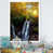 Toile blanche avec cadre photo