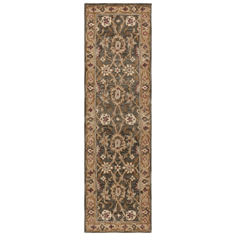 Tingley Hand Tufted Wool Oriental Rug, Runner 2'3" x 8'