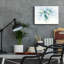 «Contemporary Lilac Blue» par Carol Rowan, art mural en verre acrylique, 16 po x 12 po-101670746