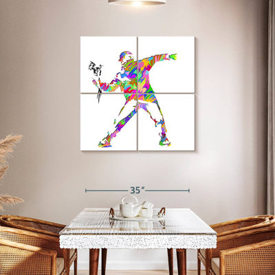 Leisha Banksy Flowers 2022