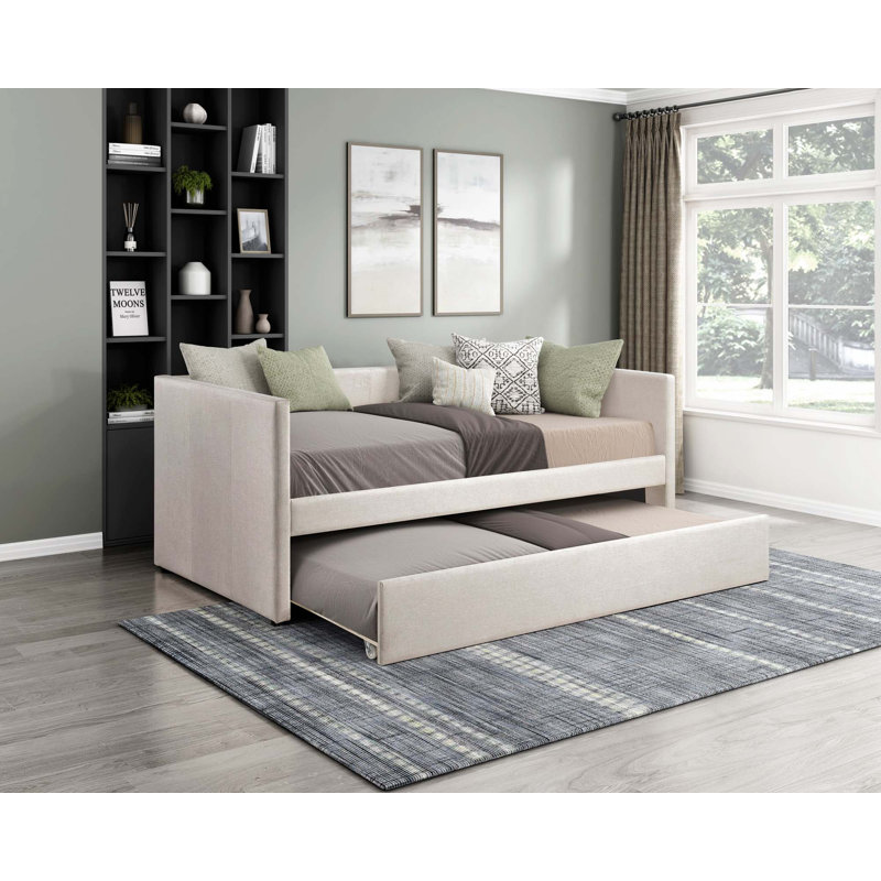 Lit de jour avec couchette 1pc, Beige