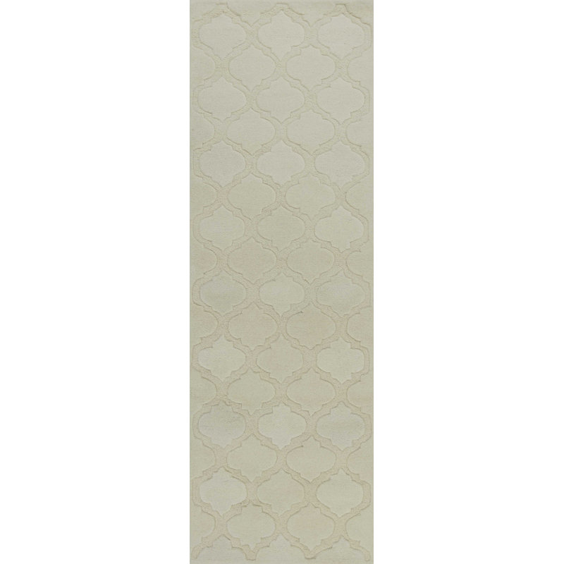 Hand Tufted Wool Geometric Indoor Rug