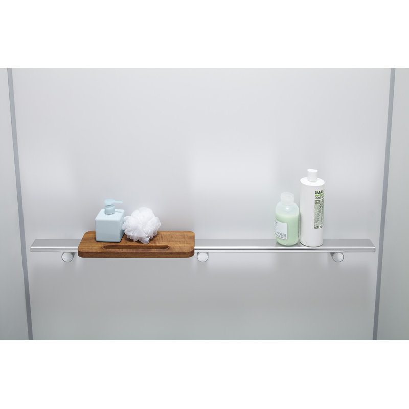 Choreograph Shower Shelf, Matte Black, 3.5" H x 40" W x 3.5" D