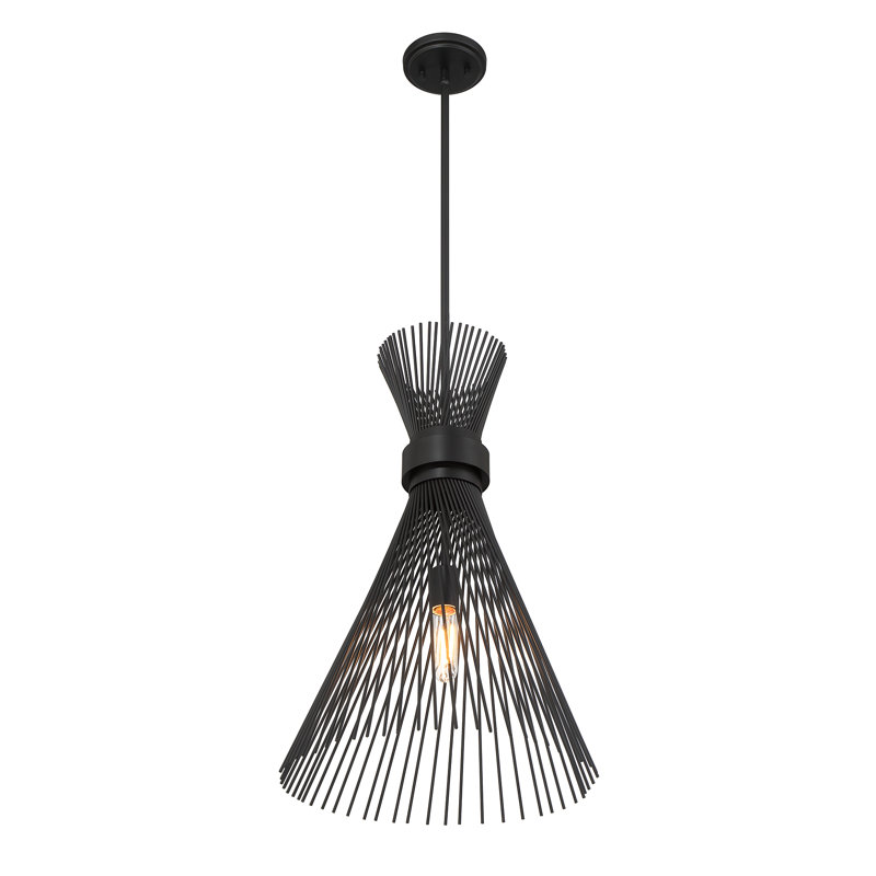 Luminaire suspendu 1 lumière Savoy House, Noir