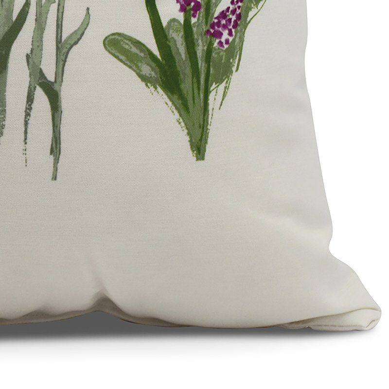 Farmers Market Square Pillow Cover & Insert, Blue, 20" x 20"