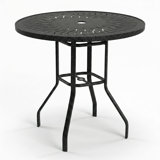 Windward Outdoor Sunburst 42" Round Balcony Table
