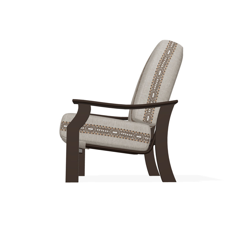 St. Catherine Marine Grade Polymer Deep Seating Cushion Arm Chair, Kona, Blend Sand Sunbrella®