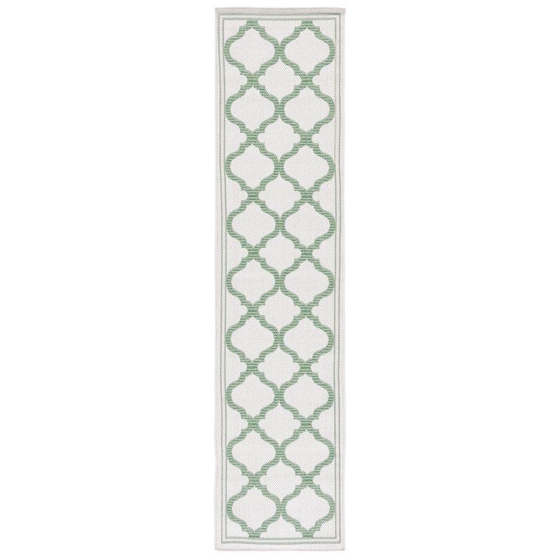 Bermuda Performance Machine Washable Geometric Indoor/Outdoor Area Rug, Runner 2' x 8'