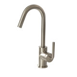 Cigno Single Hole Bathroom Faucet with Drain Assembly