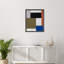 Composition encadrée sur papier par Theo Van Doesburg, reproduction-620235886-620235873