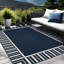 Tapis géométrique intérieur / extérieur-130817913-130817914