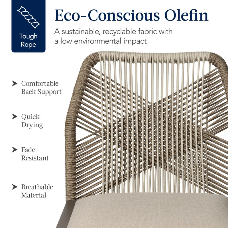 Ensemble de 2 tabourets de bar, Taupe / beige
