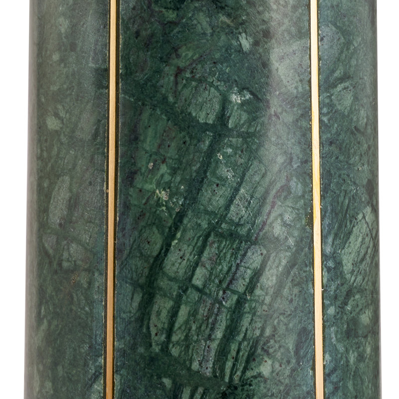Venetia 46.5 white and green single with USB and Outlet, Green