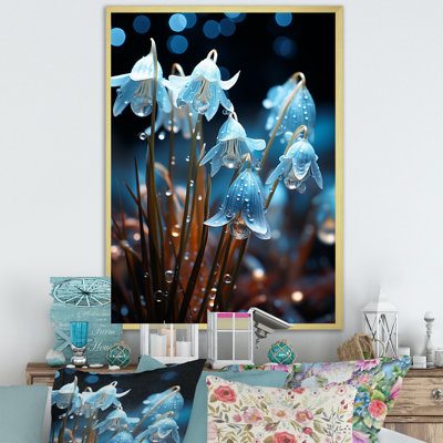 «Winter Snowdrop Flower», photographie sur toile