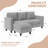  76.5" Upholstered Sofa Couch-817280122