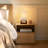 Maxwell 14 in. LED Bedside Table Lamp with Fabric Square Shade Bundle (Set of 2)-104311728-104311729