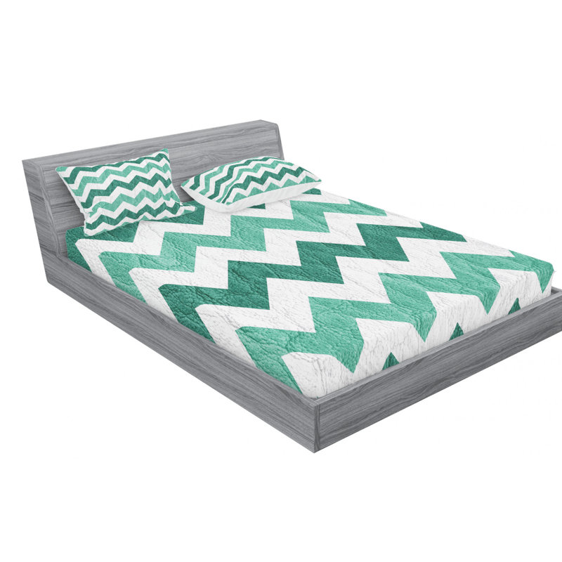 Microfiber Chevron Sheet Set, Full Sheet Set + Fitted Sheet + 2 Pillowcases