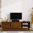 59" Mid-Century Rattan TV Stand for 65" TVs, Solid Wood Legs, Sliding Doors – Living Room-1704322810