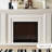 Beige Solid Wood Electric Fireplace-296103393