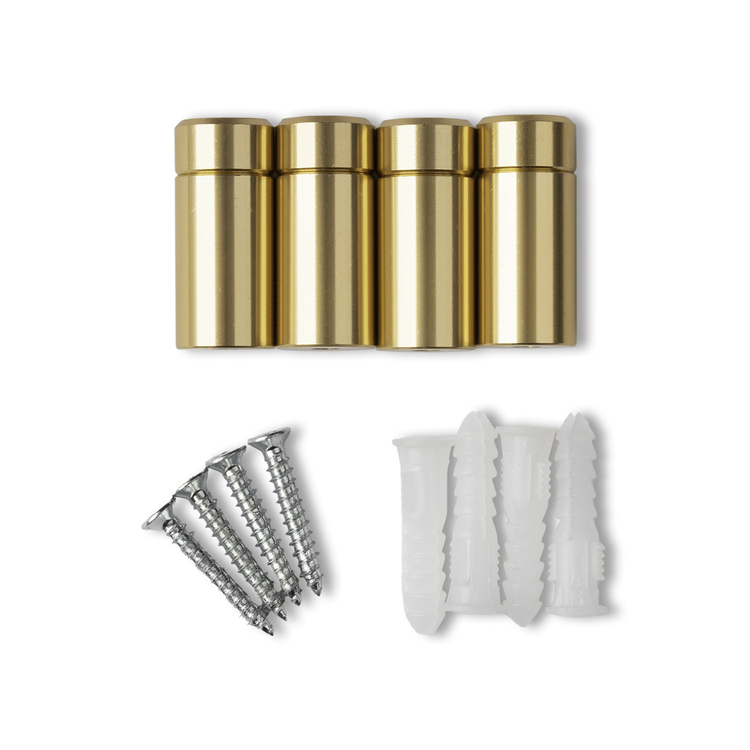Wexel Art 4-Piece Floating Frame Set, Gold, 0.625" H x 0.625" W x 1" D