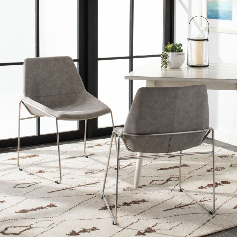 Chaise d'appoint Saddle, Gris