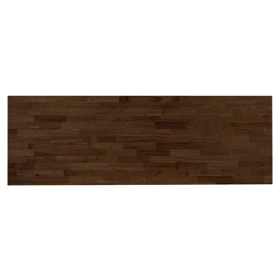 Hevea Prestain Espresso 6 Ft. L X 25 In. W X 1.5 In. T Finished  Butcher Block Countertop With Eased Edge