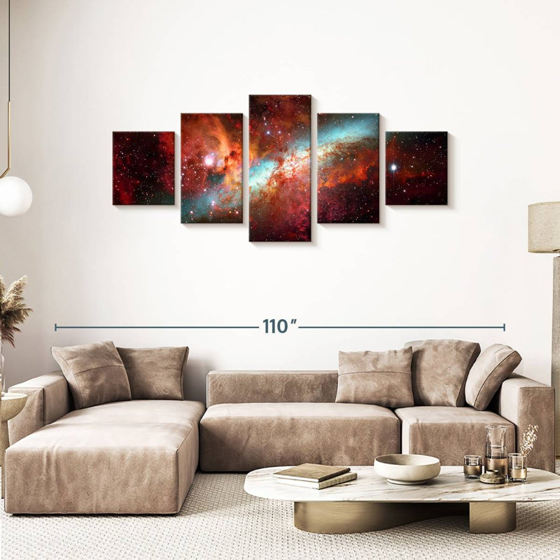 Galaxy Nebula, 36" H x 80" W