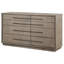 Commode 8 tiroirs Taupe
