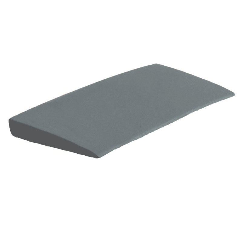 Rubber 108'' W x 1'' L Flush Reducer, Dark Gray