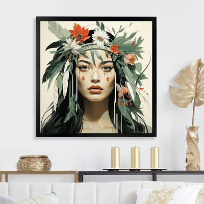 Native Feathered Legends - Art amérindien, art encadré