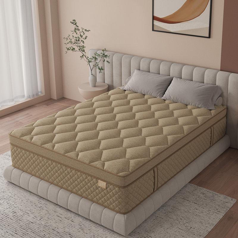 12'' Medium-Firm Hybrid Mattress in a Box – Cooling Gel Memory Foam & Individually Pocket Springs, Motion Isolation, Pressure Relief & Reinforced Edge Support