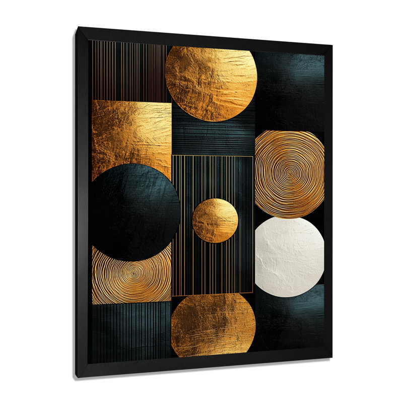 Frederick - Abstract Canvas Prints, Noir, H 20 po x l 12 po, Reproduction encadrée d'une seule photo