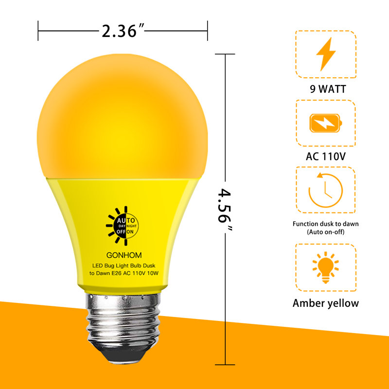 Ampoule anti-insectes DTD-4, Quatre lumières