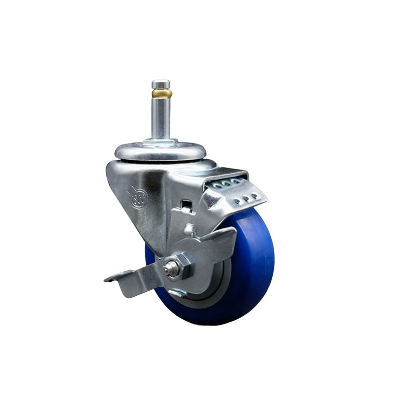 Polyurethane Caster, Blue