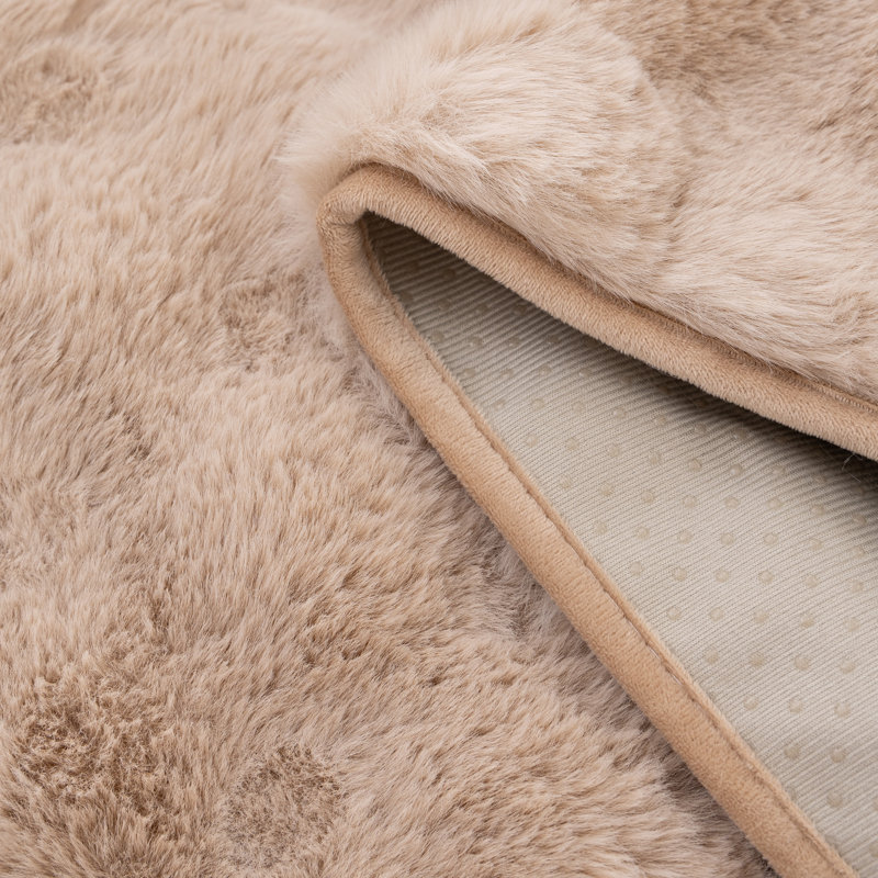 Housse en fausse fourrure, Brun