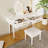 Vanity Table Set With Mirror Touch Screen Lighted Mirror