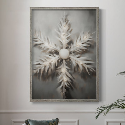 Art des Fêtes de Noël - Série 2 - CECXCVI, reproduction encadrée - bois massif