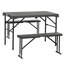 4 - Person Wicker Patio Dining Set Rectangular Table