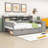 Wood Daybed with Two Storage Drawers and Shelves-765863668