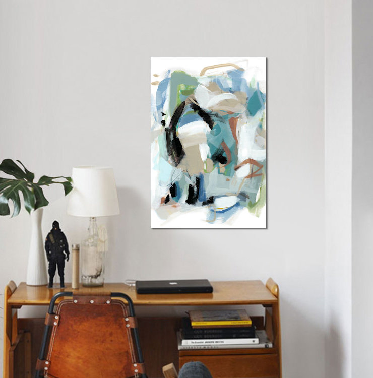 « automne iii », reproduction sur toile, H 12 po x l 8 po x P 0,75 po, Pas de tapis, Toile tendue
