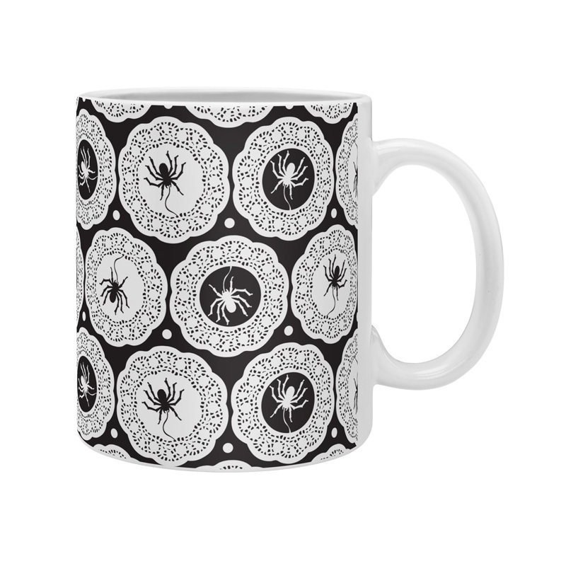 Grande tasse à café en céramique heather dutton spiders
