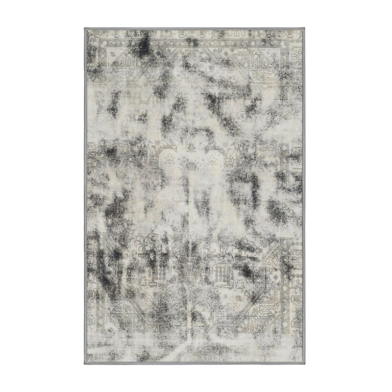 Abstract Indoor Rug, Rectangle 5' x 8'