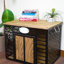 Cage pour chien en bois et métal-239721046-239721045