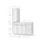 Meuble-lavabo simple 54 po Disar-111379336