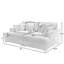 Bentura 213.4Cm Recessed Arms Modular Sleeper-1810895495